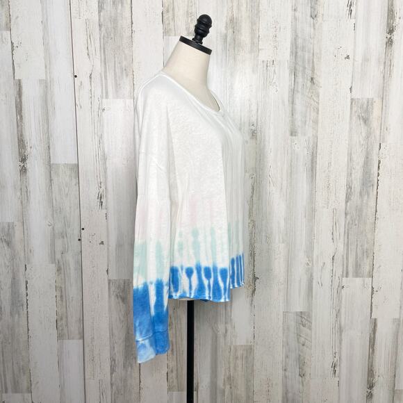 NWT Splendid Oversized Tie Dye Lightweight Pullover Lounge Casual Boho Size L - Picture 2 of 9